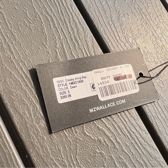 MZ Wallace Quilted Blue Crossbody Bag - Picture 3 of 11